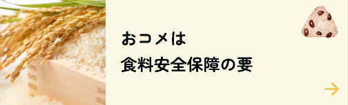 おコメは食料安全保障の要